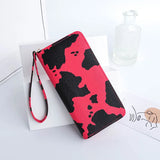 Milk Pattern Long Clutch Wallet PU Handbag