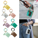 Silicone Beaded Bracelet Wallet Bangle