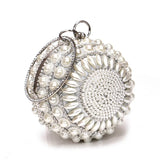 Crystal Tassel Evening Wedding Bag Bridal Handbag