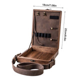 Wood Writers Messenger Box A5 Retro Shoulder Bag Briefcase