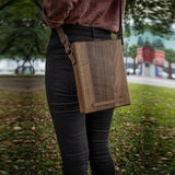 Wood Writers Messenger Box A5 Retro Shoulder Bag Briefcase