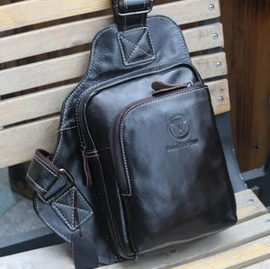 Hot Leather Messenger Bag Crossbody for Men