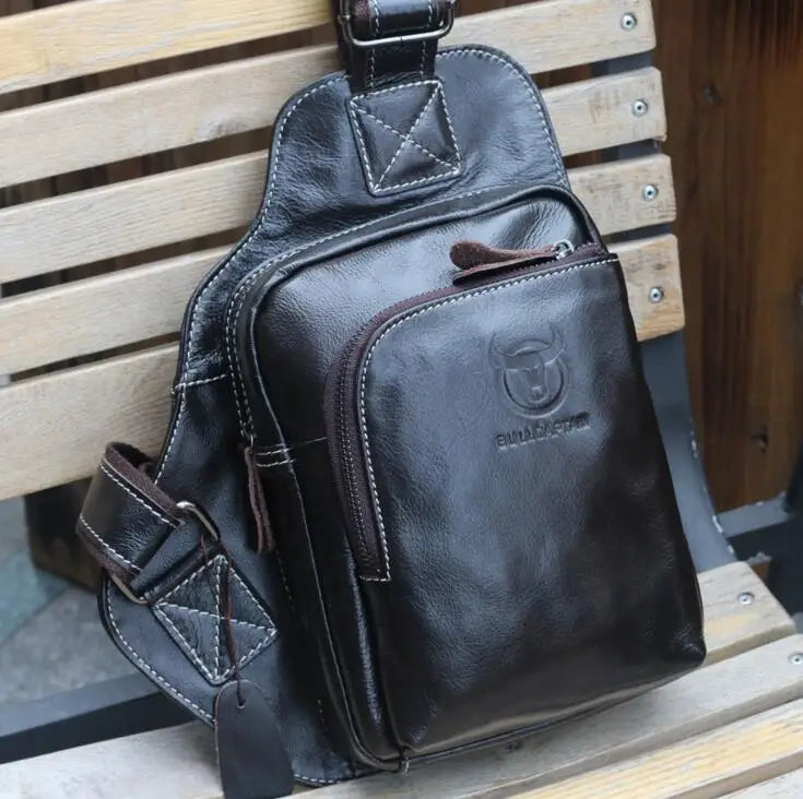 Hot Leather Messenger Bag Crossbody for Men