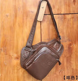 Hot Leather Messenger Bag Crossbody for Men