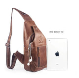 Hot Man Leather Messenger Bag Cross Body Bag
