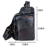 Hot Leather Messenger Bag Crossbody for Men