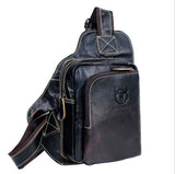 Hot Leather Messenger Bag Crossbody for Men