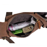Canvas Messenger Bag Men Waist Bag