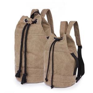 Canvas Travel Backpack Student School Bag