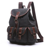 Hot Lady Canvas Travel Backpack Student School Bag