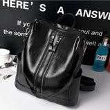 Lady Leather Backpack Travel Bag