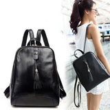 Lady Leather Backpack for Travel