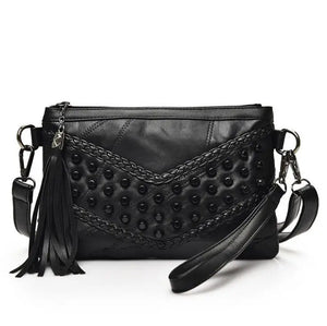 Hot Women Hand Bag Female Rivet Shoulder Bag Clutch Bag