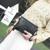 Hot Women Hand Bag Female Rivet Shoulder Bag Clutch Bag