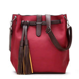 Small Tassel Shoulder Bag Lady Flap Bag