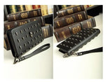 Skull Punk Long Zipper Women's Wallet