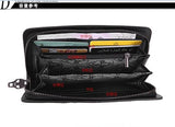 Skull Punk Long Zipper Women's Wallet