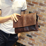 Vintage Small Messenger Bag Men Clutch