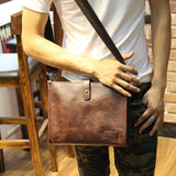 Vintage Men's Messenger Bag Cross-Body