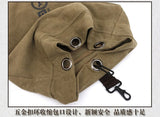 Canvas Backpack for Men Casual Travel Bag Student School Bag