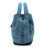 Canvas Backpack for Men Casual Travel Bag Student School Bag