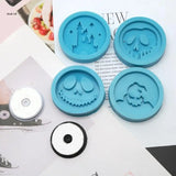 Silicone Halloween Castle Spook Phone Socket Mold DIY Crafts Tool