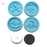 Silicone Halloween Castle Spook Phone Socket Mold DIY Crafts Tool