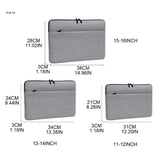 X7YA Laptop Sleeve Protective Bag for 11-16in Computer