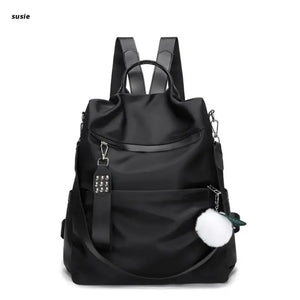 X7YA Women Backpack Anti-theft Student Daypack Female Bookbag Travel
