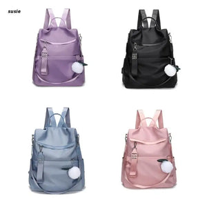 X7YA Women Backpack Anti-theft Student Daypack Female Bookbag Travel