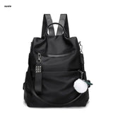 X7YA Women Backpack Anti-theft Student Daypack Female Bookbag Travel