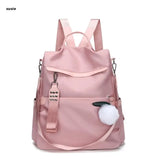 X7YA Women Backpack Anti-theft Student Daypack Female Bookbag Travel