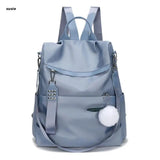 X7YA Women Backpack Anti-theft Student Daypack Female Bookbag Travel