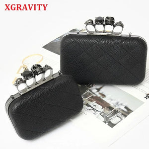Casual Envelope Bag Women Clutches Handbags Ladies Ghost Bag 050