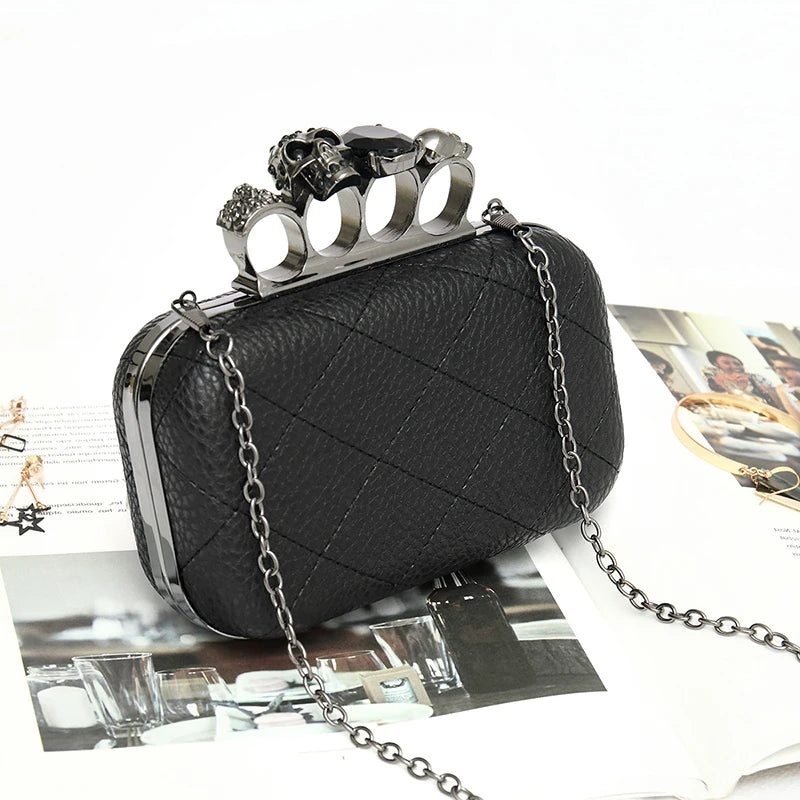 Skull Finger Chain Bag Casual Envelope Ladies Ghost Bag