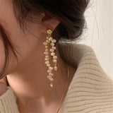 Bohemia Style Freshwater Pearl Earrings for Travel