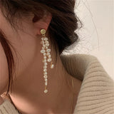 Bohemia Style Freshwater Pearl Earrings for Travel