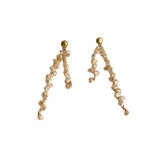 Bohemia Style Freshwater Pearl Earrings for Travel