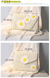 daisy Straw Beam Set Girl One-Shoulder Messenger Bag