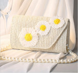 daisy Straw Beam Set Girl One-Shoulder Messenger Bag