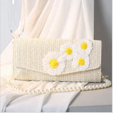 daisy Straw Beam Set Girl One-Shoulder Messenger Bag