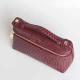 High Ostrich Pattern PU Leather Clutch Bag for Women