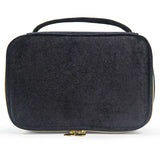 Flannel Travel Cosmetic Cases for Women, Large Capacity Makeup Bag