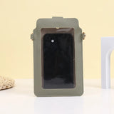 PU Leather Crossbody Phone Bags for Women Casual Shoulder Messenger Purse