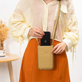 Crocodile Pattern PU Leather Crossbody Phone Bag for Women Lady