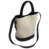 Canvas Bucket Bags for Women Large Capacity Shoulder Crossbody