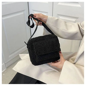 XSLING Plush Women's Shoulder Crossbody Bag