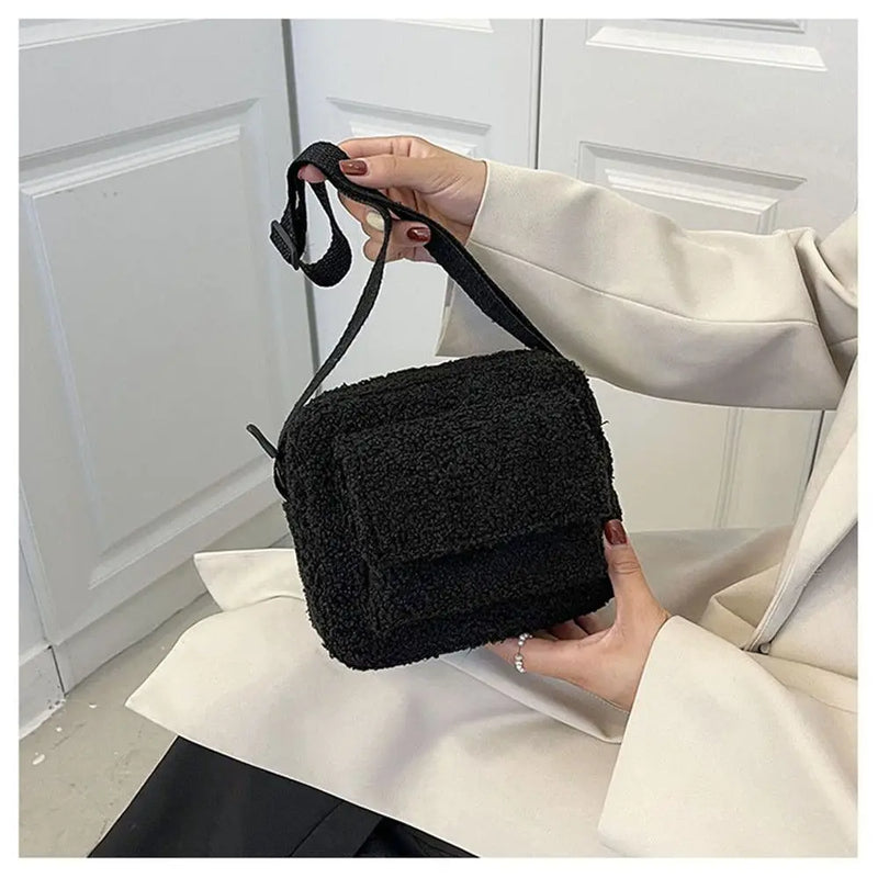 XSLING Plush Women's Shoulder Crossbody Bag