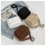 XSLING Plush Women's Shoulder Crossbody Bag