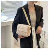 XSLING Plush Women's Shoulder Crossbody Bag